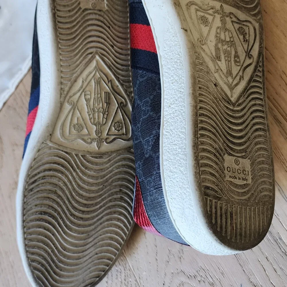 Men's Ace GG Gucci Supreme Sneaker Size 12 - Picture 3 of 8
